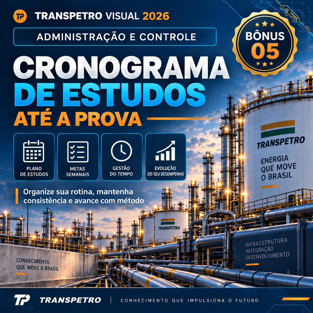 Capa do bônus: Cronograma de Estudos